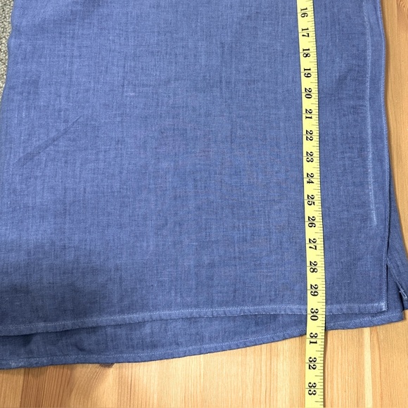 Elemente Clemente | 100% Linen 3/4 Sleeve Tunic Top - Picture 7 of 7